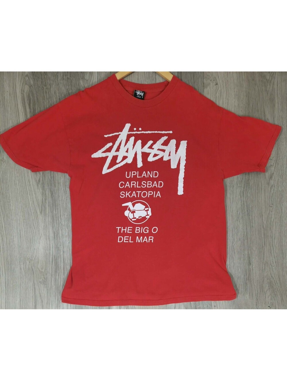 Stussy Upland Carlsbad Skatopia The Big O Del Mar LARGE Graphic #14